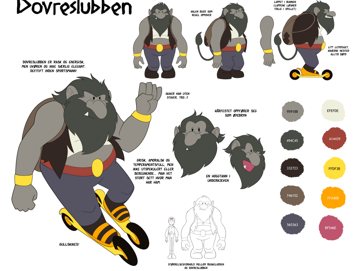Character design: Raskeladden &&nbsp;Dovreslubben
