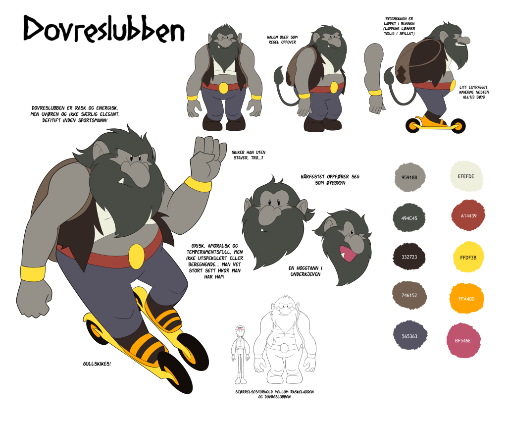 Character design: Raskeladden & Dovreslubben